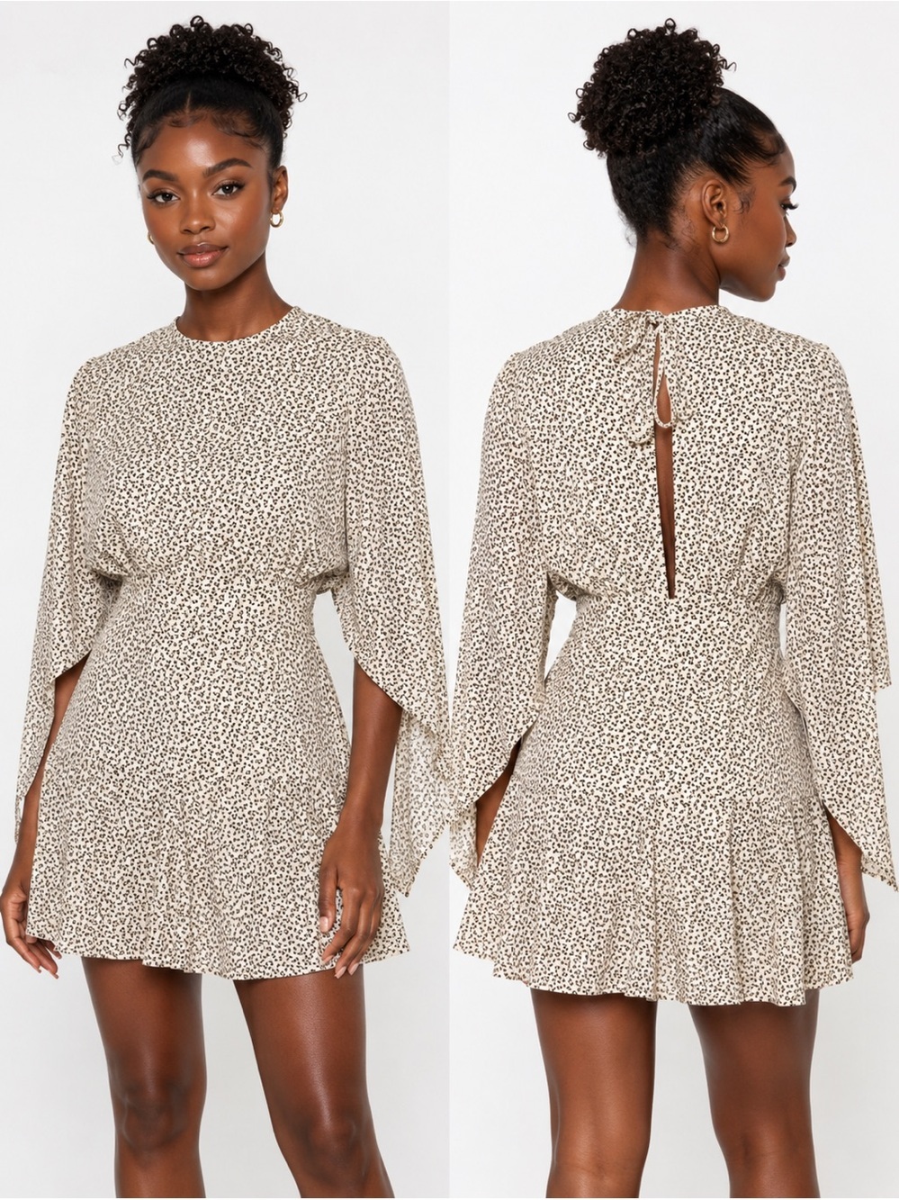 Debora Kuchme 100% Silk Long Sleeve Dress Size 10